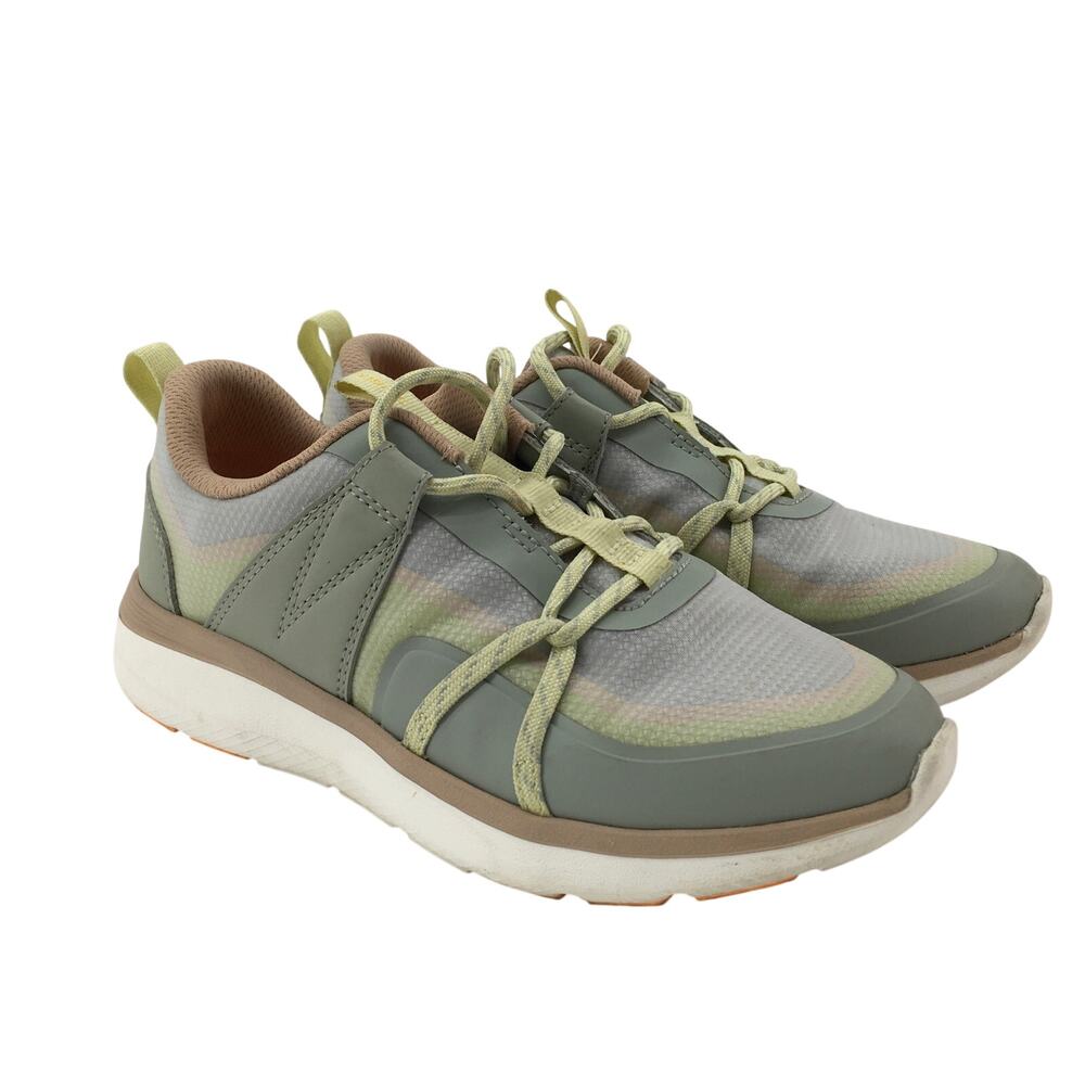 Vionic Womens Austyn Sneaker Shoe Athletic Green Pink Size 6 Athleisure Comfort